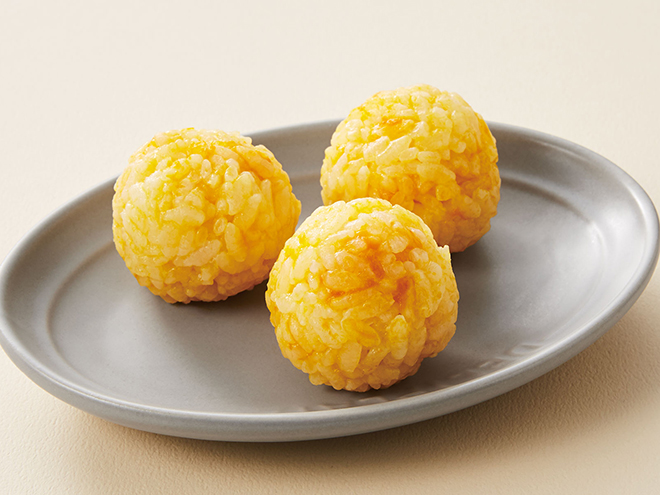 かぼちゃ&にんじんおにぎり