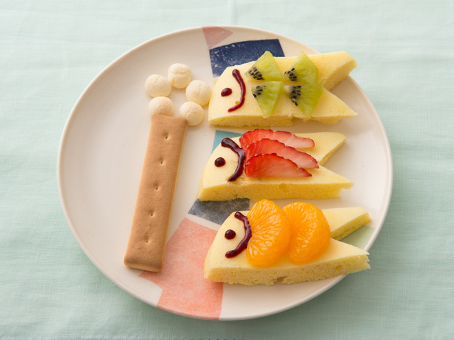 こいのぼり風パンケーキ