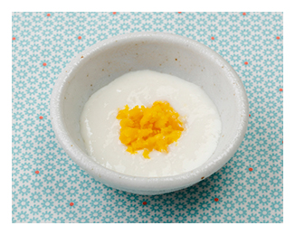 かぼちゃのミルクパンがゆ